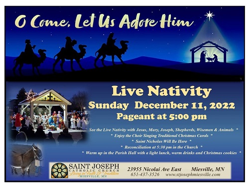 Live Nativity Seeks Volunteers